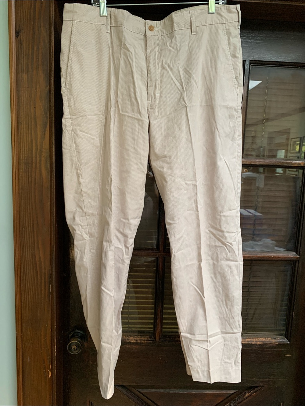 Bills Khakis Parker pant men’s 37 beige stripe